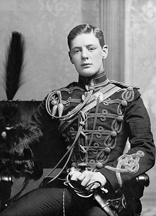 Winston Chruchill en 1874